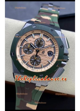 Audemars Piguet Royal Oak Offshore  CAMO 44MM Cronógrafo Reloj Réplica Espejo 1:1 - Acero 904L