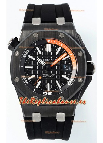 Audemars Piguet Royal Oak Offshore Ceramic Reloj Réplica Suiza Definitiva a Espejo 1:1 Dial Negro Movimiento Cal.3102
