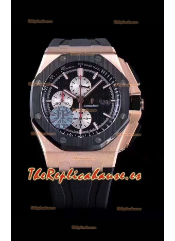 Audemars Piguet Royal Oak Offshore 44MM Oro Rosado Reloj de Acero 904L a Espejo 1:1