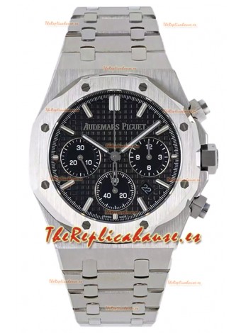 Audemars Piguet Royal Oak Chronograph Réplica Espejo 1:1 - Acero 904L Dial Negro 41MM
