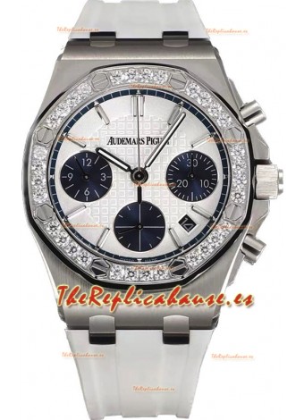 Audemars Piguet Royal Oak Offshore Dial Blanco Chronograph 37MM - Reloj Réplica Suiza 
