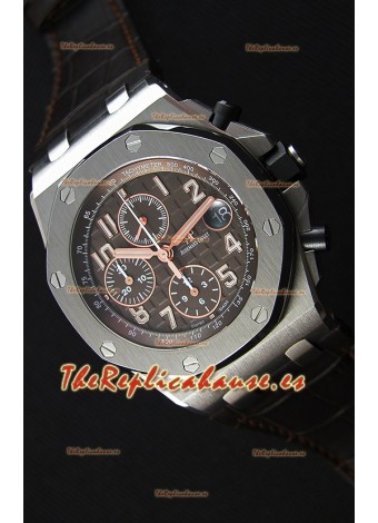 Audemars Piguet Royal Oak Offshore Cronógrafo Dial Marron Reloj Réplica a Espejo 1:1