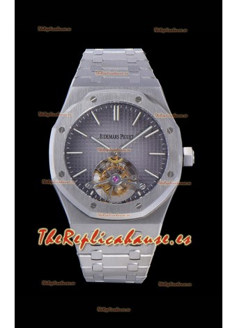 Audemars Piguet Royal Oak Tourbillon Dial Gris 41mm en Caja de Acero 904L
