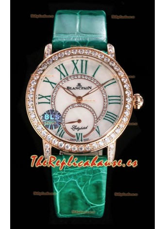 Blancpain Super Clone Lady Bird Colors Edition Reloj en Caja Oro Rosado