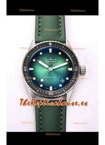 Blancpain Fifty Fathoms Edición BATHYSCAPHE Caja Titanio -  Reloj Réplica a Espejo 1:1