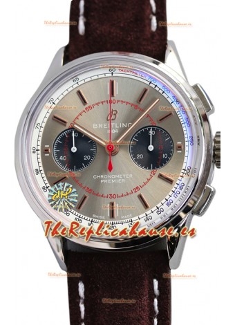 Breitling Premier B01 Chronograph 42 Edition Caja y Bisel de Acero - Reloj Réplica Espejo 1:1