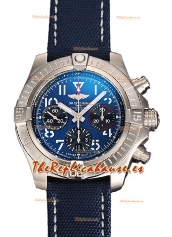 Breitling Avenger Chronograph 45 Dial Azul Reloj Réplica Suiza Espejo 1:1 