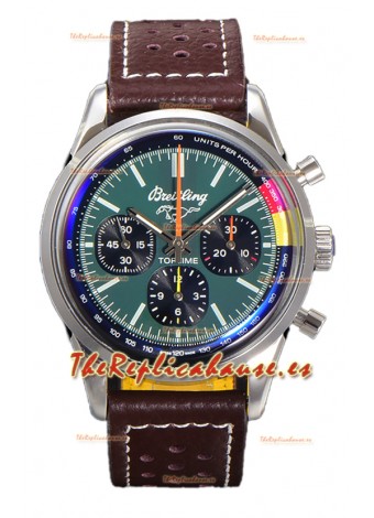 Breitling Top Time B01 Ford Mustang Correa de Piel  Reloj Réplica Suiza Espejo 1:1 