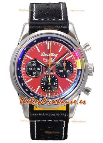 Breitling Top Time B01 Chevrolet Corvette Correa de Piel Reloj Réplica Suiza Espejo 1:1 