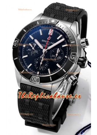 Breitling Chronomat B01 42 Edición Suiza Caja Acero 904L Dial Negro Reloj Réplica Espejo 1:1