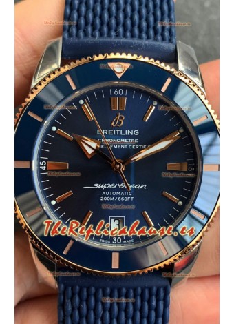 Breitling SuperOcean Heritage II B20 44MM Dial Azul Bisel Dos Tonos Réplica Espejo 1:1