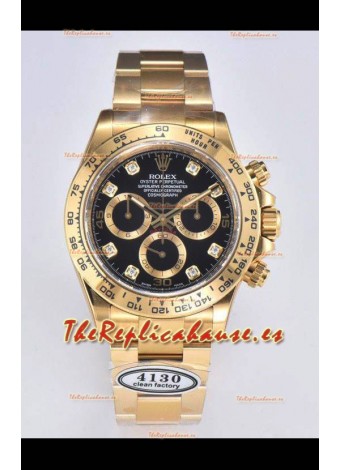 Rolex Cosmograph Daytona M116508-0016 Oro Amarillo Movimiento Original Cal.4130 - Reloj Acero 904L