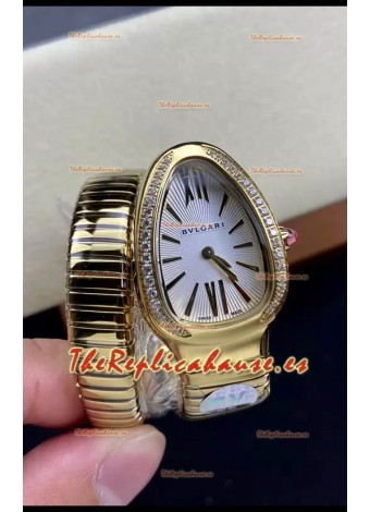Bvlgari Edición Serpenti Reloj Caja Oro Amarillo en Calidad Espejo 1:1