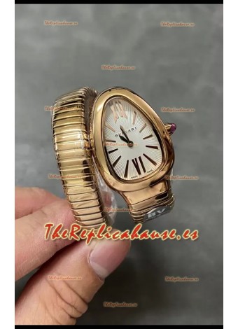 Bvlgari Edición Serpenti Reloj Oro Rosado en Calidad Espejo 1:1