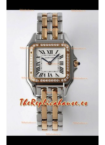 PANTHERE de Cartier Edition 27mm Reloj Suizo Espejo 1:1 Caja Oro Rosado en dos Tonos