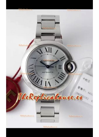 Ballon De Cartier Reloj Suizo Automático Calidad Espejo 1:1 33MM en Caja Acero