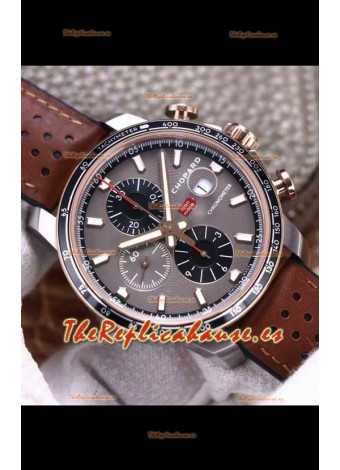 Chopard Classic Racing Cronógrafo Reloj Réplica Espejo 1:1 en Caja de Acero - Dial Gris