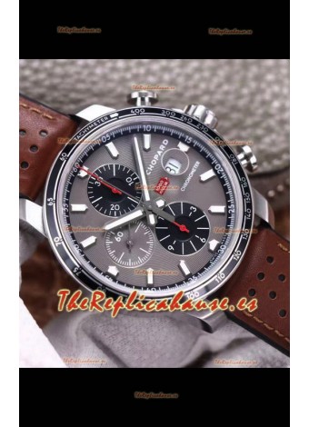 Chopard Classic Racing Cronógrafo Reloj Réplica Espejo 1:1 en Caja de Acero - Dial Gris