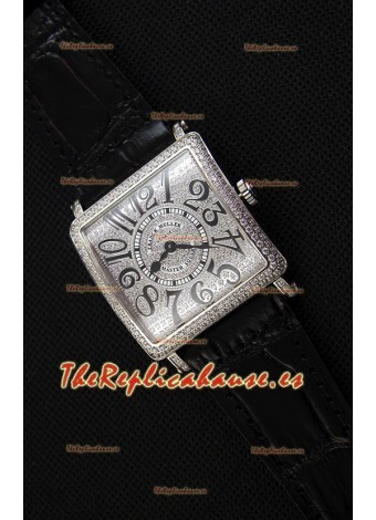 Franck Muller Master of Sqaure Ladies Quartz Reloj Réplica en Caja de Acero
