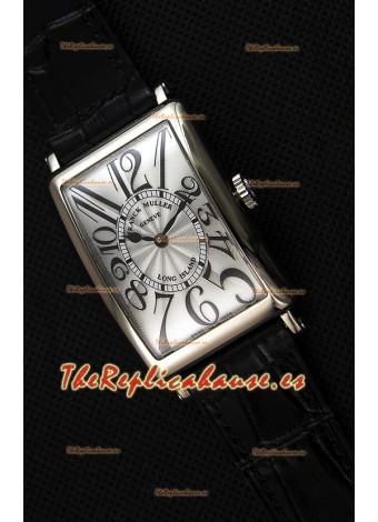 Franck Muller Long Island Ladies Reloj Réplica con Movimiento de Cuarzo Suizo correa color Negro