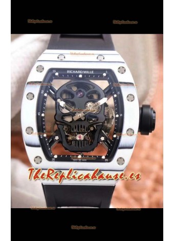 Richard Mille RM052-1 Tourbillon Caja en Cerámica Blanca - Calidad a Espejo 1:1