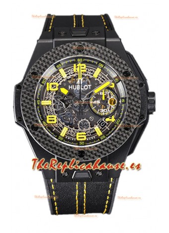 Hublot Big Bang F1 "King Carbon" Edition Chronograph Reloj Réplica Suiza 