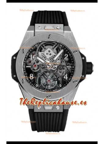 Hublot Big Bang Tourbillon Reloj Caja Titanio en 45MM Réplica Espejo 1:1