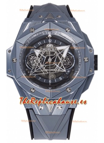 Hublot Big Bang UNICO Sang Bleu II Cerámica Gris Calidad Espejo 1:1 Reloj Réplica Suiza