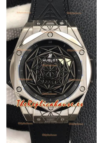 Hublot Big Bang Sang Bleu Reloj Réplica a Espejo 1:1 - 45MM Reloj en Acero Inoxidable