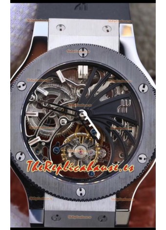 Hublot Classic Fusion Tourbillon Reloj Réplica Suizo a Espejo 1:1 - Caja de Acero 45MM