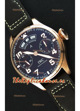 IWC Big Pilot Annual Calender Antoine de Saint Exupéry Dial Marrón IW502706 Réplica a Espejo 1:1