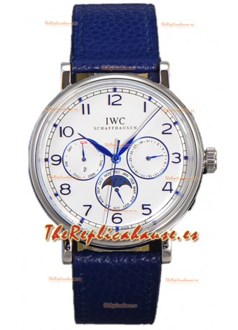 IWC Portofino Calendario Perpetuo IW3446 Dial Blanco Reloj Réplica Suiza 