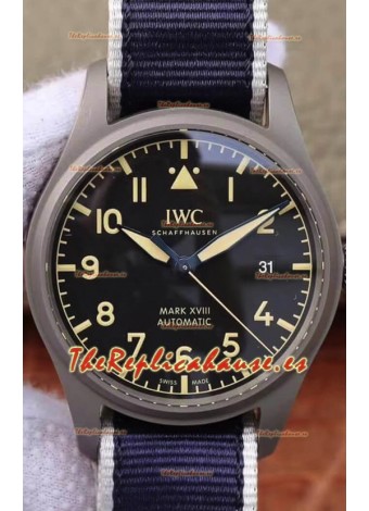 IWC Pilot's MARK XVIII Heritage Reloj Suizo 1:1 Caja Titanio Correa NATO