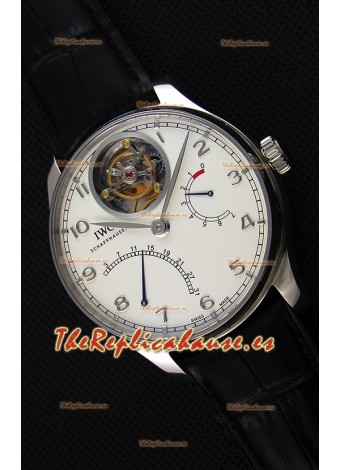 IWC Portugieser Tourbillon Mystere Retrograde IW504601 Versión 2019 Actualizada Dial Blanco