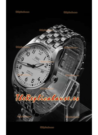 IWC MARK XVIII Réloj Réplica Suizo en Dial color Blanco de Acero 904L - Réplica a Espejo 1:1