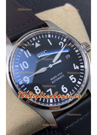 IWC Pilot Mark XVIII IW327001 Reloj Réplica Suizo a Espejo 1:1 en Dial Negro