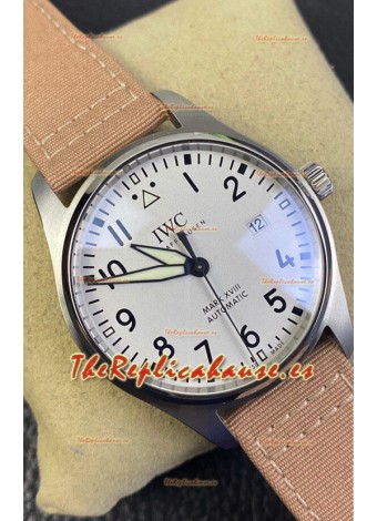 IWC Pilot Mark XVIII IW327002 Reloj Réplica a Espejo 1:1 En Dial Blanco