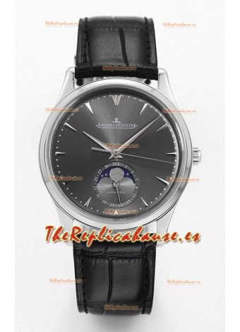 Jaeger LeCoultre Master Reloj Ultra Fino Luna Acero 904L Réplica a Espejo 1:1