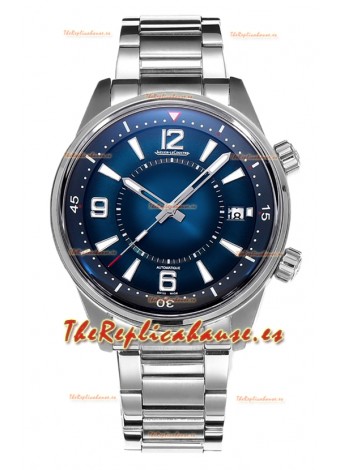 Jaeger LeCoultre Polaris Date Dial Azul Correa Acero Reloj Réplica Espejo 1:1 42MM