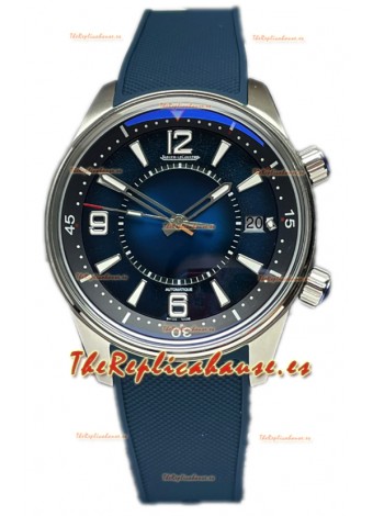 Jaeger LeCoultre Polaris Date Dial Azul Correa de Goma Reloj Réplica Espejo 1:1 42MM