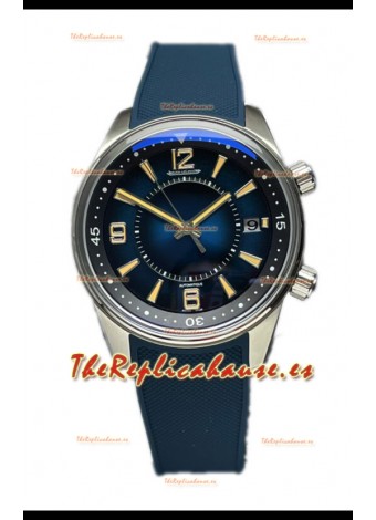 Jaeger LeCoultre Polaris Date Dial Azul Correa de Goma Reloj Réplica Espejo 1:1 42MM