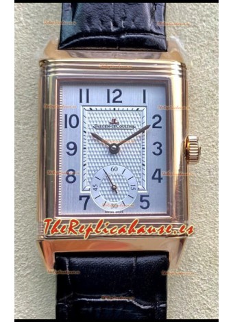 Jaeger-LeCoultre Reverso DuoFace Caja Oro Rosado Reloj en Movimiento Suizo Automático
