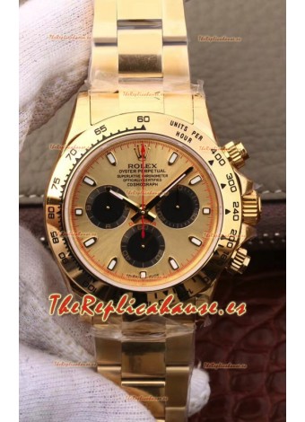 Rolex Cosmograph Daytona 116508 Oro Amarillo Movimiento Original Cal.4130  - Reloj de Acero Ultimate 904L Mejorado