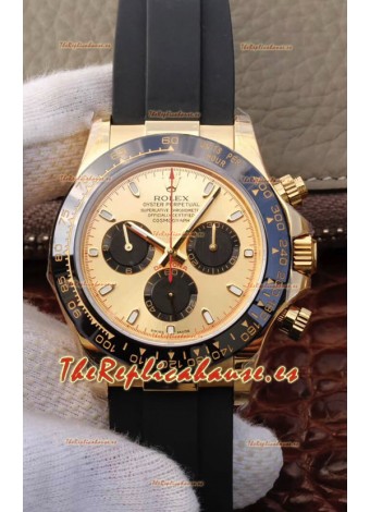 Rolex Cosmograph Daytona 116508 Oro Amarillo Movimiento Original Cal.4130  - Reloj de Acero Ultimate 904L Mejorado
