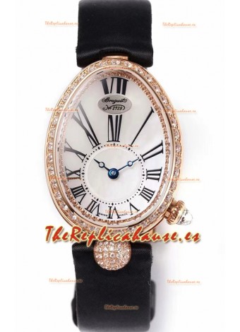 Breguet Reine De Naples Ladies Oro Rosado Reloj Edición Réplica Suizo a Espejo 1:1