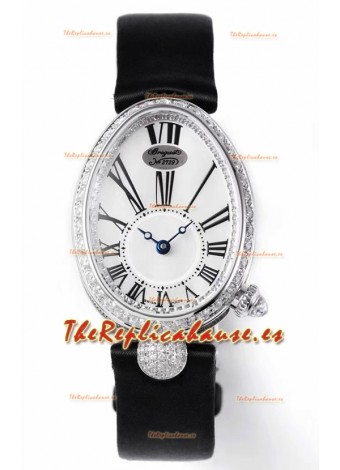 Breguet Reine De Naples Ladies Acero Inoxidable Edición Suizo Reloj Réplica a Espejo 1:1