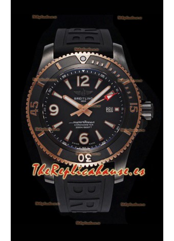 Breitling Superocean Automatic Acero Negro - Dial Negro con caja Revestida en DLC