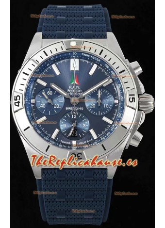 Breitling Chronomat B01 42 Edición Suiza Caja Acero 904L Dial Azul Reloj Réplica a Espejo 1:1