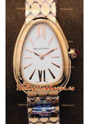 Bvlgari Edición Serpenti Seduttori Reloj Caja en Oro Rosado - Réplica a Espejo 1:1