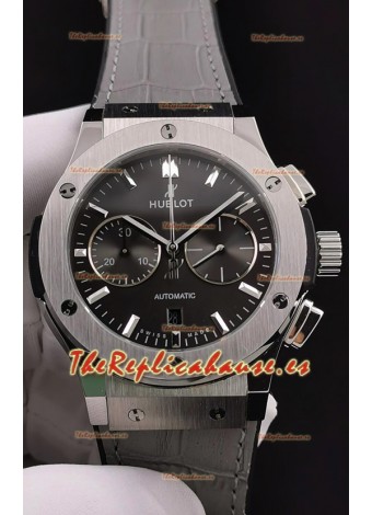 Hublot Classic Fusion Chronograph Caja de Acero Inoxidable Dial Gris Reloj Réplica a Espejo 1:1